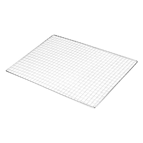 Lixternum Stainless Steel Mesh BBQ Grill Grate Grid Wire Rack Cooking Replacement Net, Reusable...