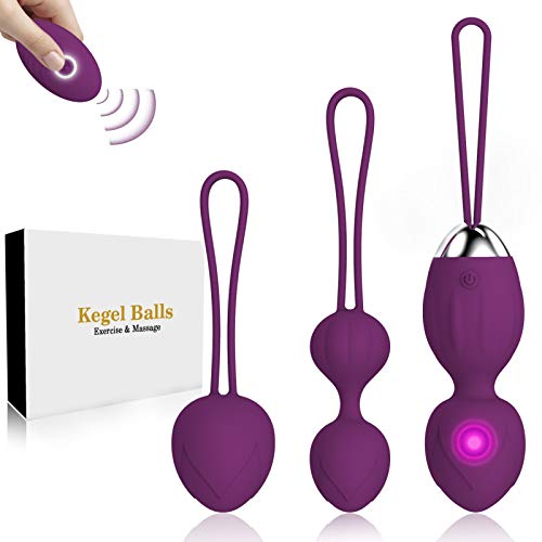 Ben Wa Balls,Silicone Kegel Exercise Weights Balls for Women and Pelvic Floor Tightening Exerciser