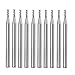tools various tools 10szt 2mm HRC58 3 Flety End Mill Nóż z węglika wolframu CNC. Frezarka narzędziowa z aluminium