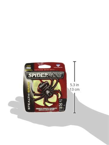 Spiderwire SCS20T-125 SPW STLTH 20LB 125YD TRAN Stealth® Translucent Braided Fishing Line, 20Lb | 9Kg, 125Yd | 114M Fishing Line, Suitable thumb #4