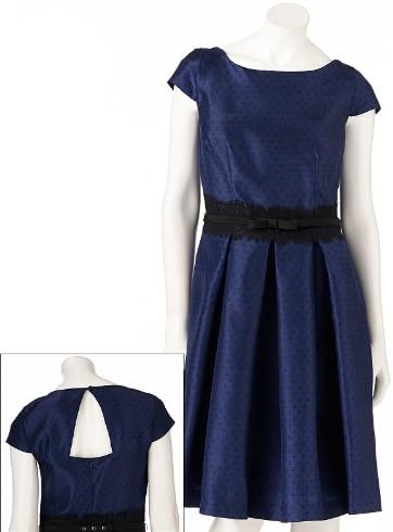 Julian Taylor Women's Cap Sleeve Fit and Flare Dress