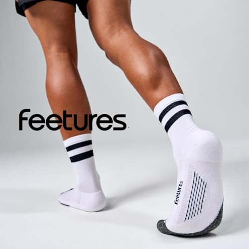 Image of Feetures Elite Light Cushion Mini Crew Sock - Sport Sock with Targeted Compression