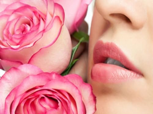 Image of Pink Colour Change Classic Gel Lipstick With Goldleaf