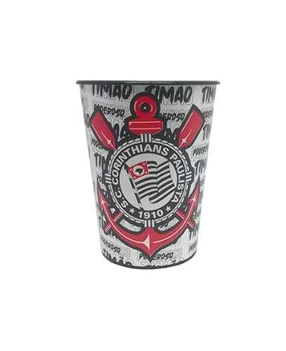 Kit C/4 Copos de Plástico Corinthians 450ml