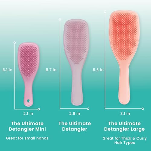 Tangle Teezer Large Ultimate Detangler Hairbrush, For Wet & Dry Hair, Detangling Brush for Thick Curly & Long Hair - Image 4