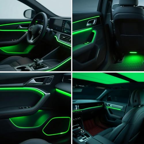 Image of BTF-LIGHTING FCOB COB LED Strip Green Color 5mm Width UL Listed Super Narrow Flexible Uniform Light DC12V 16.4FT CRI 90+ Dimmable LED Ribbon for Bedroom Home Indoor Decor(No Adapter or Controller)
