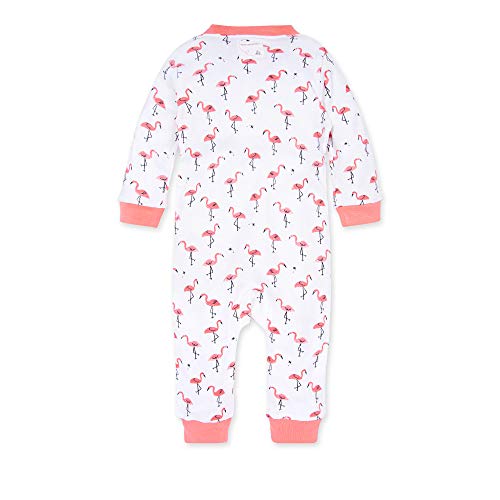 Image of Burt's Bees Baby unisex-baby Sleep & Play, Organic One-piece Romper-jumpsuit Pj, Zip Front Footed Pajama