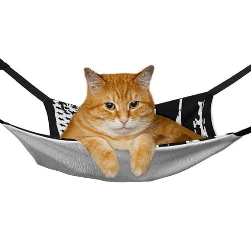 Bandeira dos EUA com rede de pastor alemão para gatos - Cama macia para animais de estimação confort