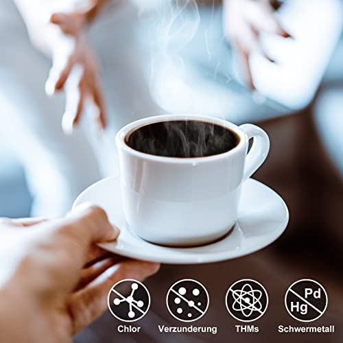 Wasserfilter Ersatz für Sage Kaffeevollautomat, 3 Stück Ersatz für Sage Barista Express Pro Wasserfilter, Water Filter für SES810/SES880/SES920/SES980/SES990/SES875/SES008/BES008