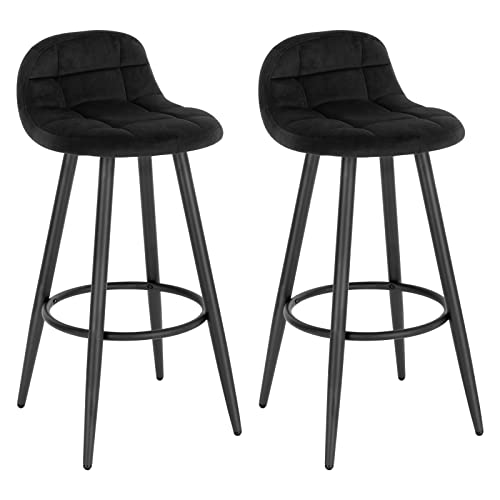 Taburetes Altos de Cocina Negro Marca WOLTU