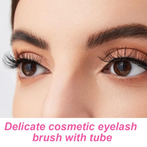 Foto von Wimpernpinsel, 4 Stück Kristall Mascara Stäbe, Tragbare Wimpernbürsten, Leere Mascara Tube, Wimpernbürste Tubes, für Verlängerung der Wimpern