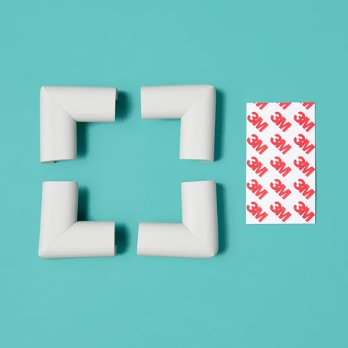 Image of Regalo 8 Pack Safety Corner & Edge Protectors for Baby Proofing, Soft Foam Furniture Corner Guards, Small, Gray