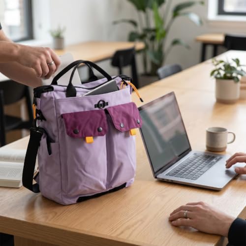 Mochila de tenis profesional de tela Oxford impermeable con compartimentos 7