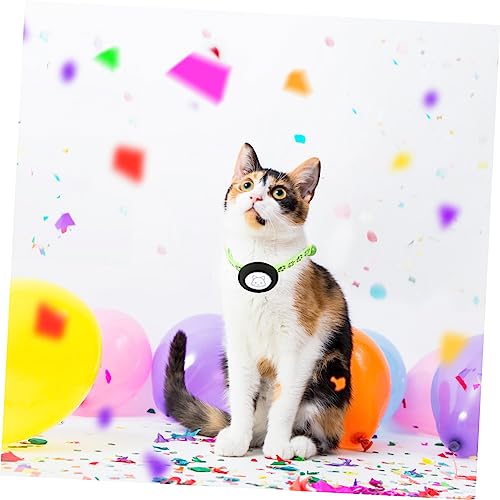 Collar de gato perdido reflectante ajustable con nylon resistente para dueños 5