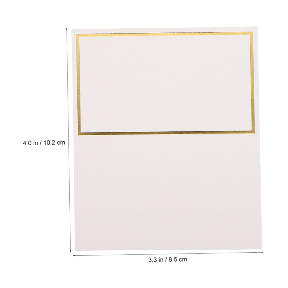 200 Stück Kreative Faltbare Hochzeitstischkarten aus Papier mit Goldfolie Einfach zu Beschriften Platzkarten für Geburtstag und Business Talks