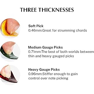 Lot de 12 Médiators pour Guitare, Médiators Guitare en Celluloïd, 3 Epaisseurs: 0.46/0.71/0.96 mm, Plectrum Guitare pour… - Les Beatles, Paul McCartney, John Lennon, RIngo Starr, George Harrison Lot de 12 Médiators pour Guitare, Médiators Guitare en Celluloïd, 3 Epaisseurs: 0.46/0.71/0.96 mm, Plectrum Guitare pour… – Image 3