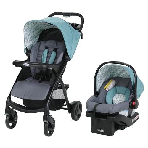 Graco Verb Travel System | Includes Verb Stroller and SnugRide 30 Infant Car Seat, Merrick | Stroller and Carseat Combo