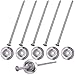 YYST Stainless Steel 304 Patio Rug Stakes Low-Profile Mat Anchors Rug Gripper, Rug Holder, for Camp Rug, Outside Mat and Carpet, No More Moving - Pack of 6