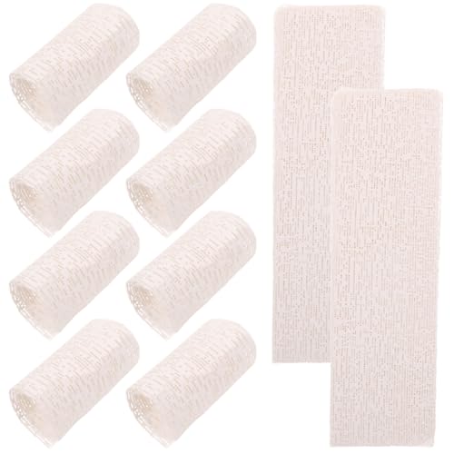 VILLFUL 20 Pièces Bandes de Plâtre Masque Facial pour Modelage Visage Contour Support Ajusté pour Soins Peau Confort et Sécurité