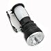 Produktbild OFKPO LED Taschenlampe,Praktische tragbar Outdoor Solarlampe für Wandern/Camping/Angeln/Reisen(schwarz)