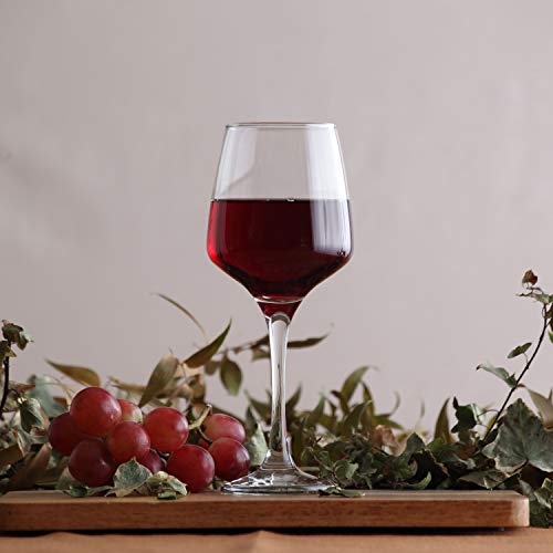 LAV 6X Lal 295ml Verres à Vin Blanc - Petit Verre Rouge Rose Longue Tige Cocktail Party Gobelet à Boire Ensemble-Cadeau - by