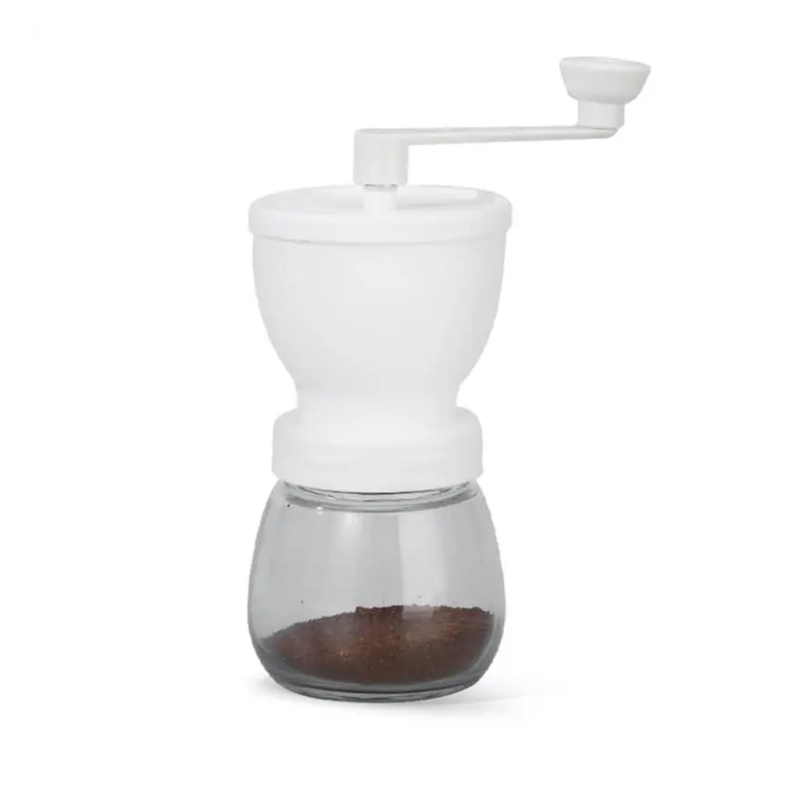 Młynek do kawy Ręczny ekspres do kawy Profesjonalny z ceramicznym żarnem Regulowanym żarnem Akcesoria do kawy ładowane przez USB Przenośny młynek do szkła (Color : Style B)