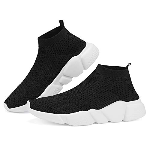 Image of Casbeam Men's Running Knit Comfortable Lightweight Breathable Casual Sports Shoes Fashion Sneakers Slip-On Walking Shoes