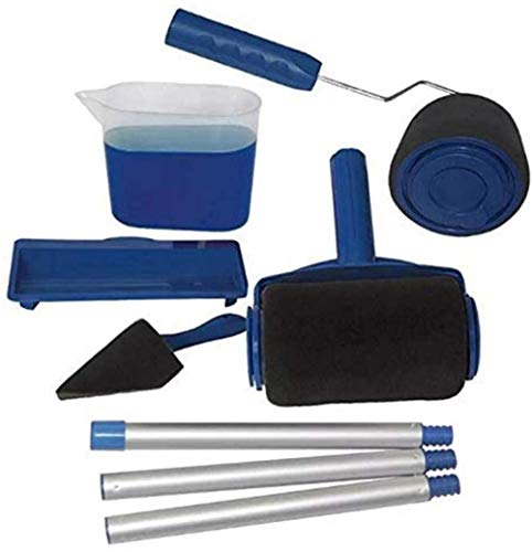 Set di pennelli per Rullo di Vernice Runner PRO Maniglia Uso Domestico Pittura per Bordi - 8Pz Uptodate
