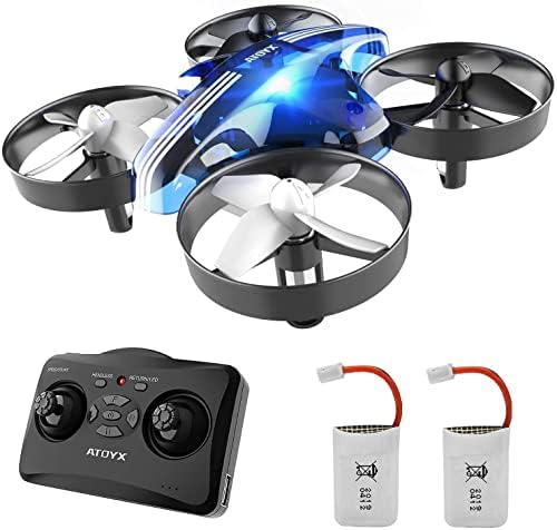 Mini Drone for Kids Beginners,Remote Control Quadcopter Drone with Auto Hovering,Headless Mode,3D Flip and Extra Batteries Toys Gifts for Boys and Girls-Blue