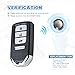 NorthAmerica Remote 433MHZ Repalcement for 2018-2021 Honda Accord LX LX-S Sport 4A Chip Smart Remote Key Fob 72147-TVA-A11 (1)
