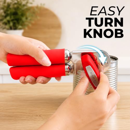 Image of Zulay Kitchen Stainless Steel Swing Open Manual Can Opener Comfortable Grip