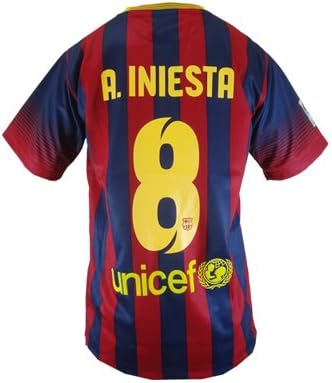Amazon Co Jp サッカーユニフォーム 13 14 バルセロナ ホーム 背番号 8 アンドレス イニエスタ Mサイズ Hqh 279 14 スポーツ アウトドア
