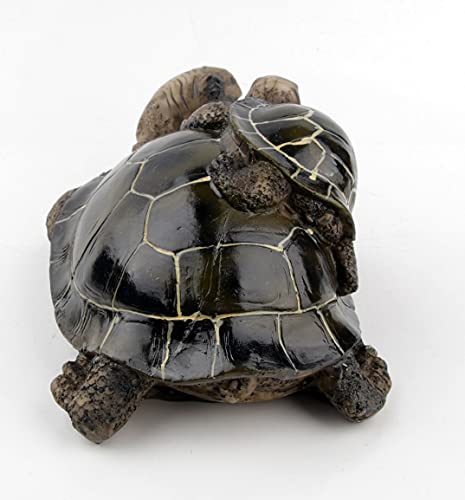 Abeesea Sea Turtle Figurine Statue Garden Sea Turtle Animal Statue Indoor Outdoor Pond Decor - Mother And Child Turtle #TOP5