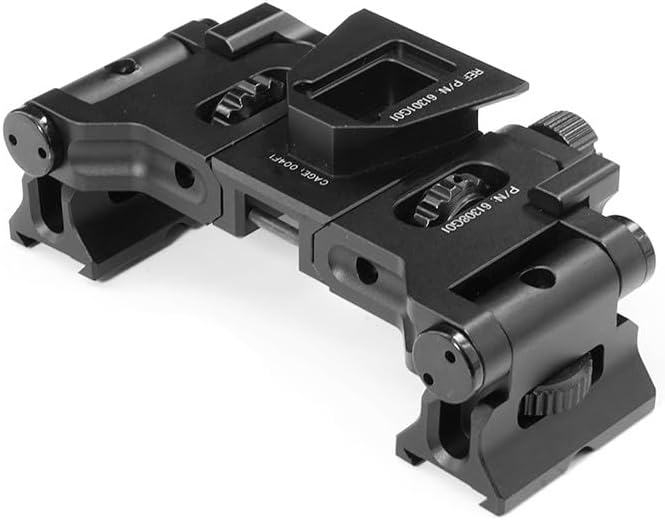 Modular Helmet Mount for MUM/GT-14，Binocular Bridge System NVG Mount，Night Vision Goggles Night Vision Adapter，for PVS-14 Night Vision Binoculars Monocular Or Binocular(BK)