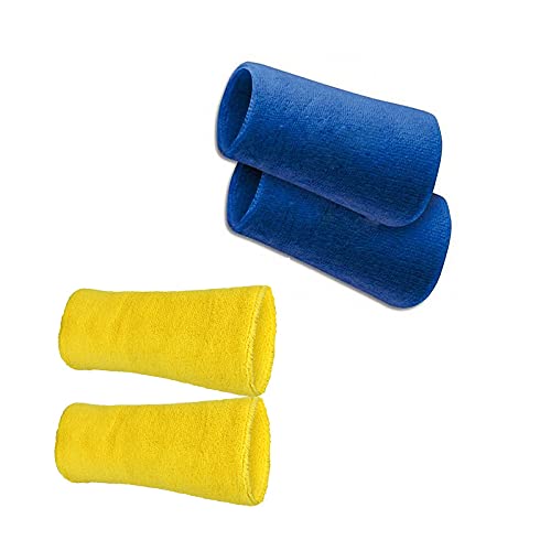 R LON Workout Sweat/Wrist Band for All Sports Like Hocky,Tennis,TT,Running.Weight Lifting with Super Sweat Absorbent Free Size for Men & Women (Pack of 2 Pair) a9 (B09DVTXKY3) Amazon Price History, Amazon Price Tracker