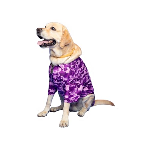 Image of Ezra Polyester Blend Dog Shirt - Military, Large | Lightweight & Breathable Outfit for Dogs | Stylish & Comfortable Pet Clothing and Outings