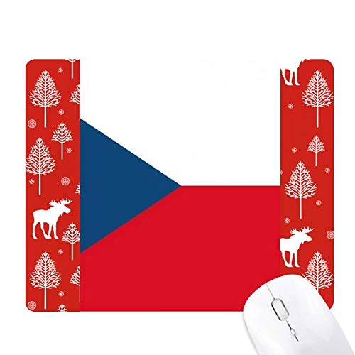 République tchèque drapeau tapis souris motif forêt de woods haute précision