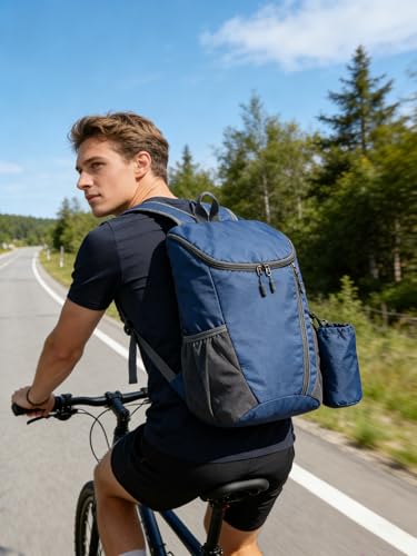 Mochila Deportiva Plegable Ligera Azul miniatura 1