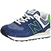 Produktbild New Balance 574 Sneaker Trainer Schuhe (Navy/Green, EU Schuhgrößensystem, Erwachsene, Numerisch, M, 43)
