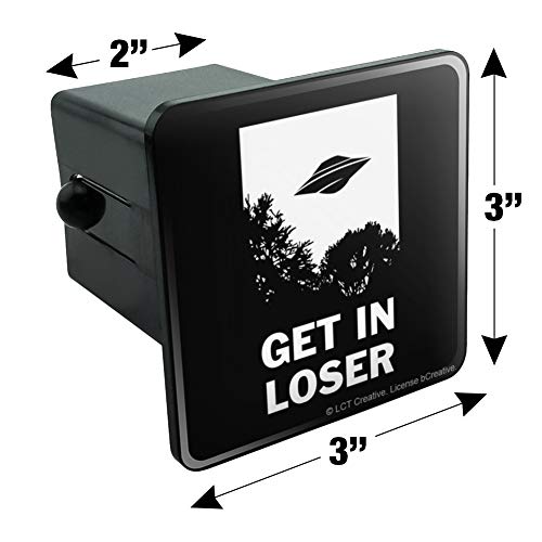 GRAPHICS & MORE Get in Loser UFO Alien Abduction Funny Humor Tow Trailer Hitch Cover Plug Insert by GRAPHICS & MORE - Image 5