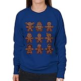 Star Wars Christmas Characters As Gingerbread Men Women's Sweatshirt