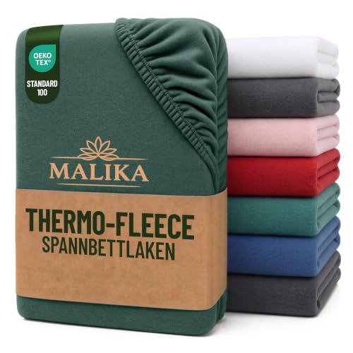 Malika® Winter Thermo Fleece Spannbettlaken, kuschelig weich Flausch Spannbetttuch, Betttuch Jersey flauschig Soft Plüsch Laken… – Ansicht 1