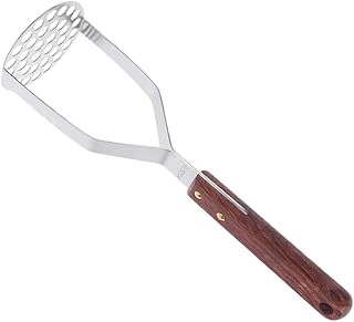FUNOMOCYA Aplastador De Patatas De Madera Prensador De Zanahorias Triturador De Patatas De Bambú