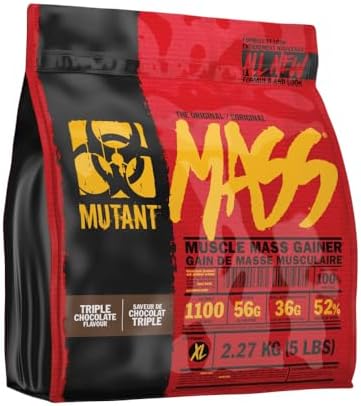 Mutant Mass Muscle Mass Gainer - 2.27 kg (Triple Chocolate)
