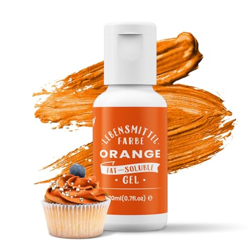 Mezcla de aceite naranja colorante alimentario a base de aceite de alta concentración para chocolate, fondant, galletas, pasteles, hornear, macaron, manualidades, decoración de tartas, coberturas de