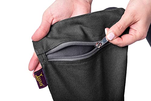 YOGAVNI-Yoga-Sandbag-Weight-Set-Cotton-Outer-and-Inner-Covers-Yoga-Resistance-Training-Adjustable-up-to-10lbs-17in-x-75in43cm-x-19cm