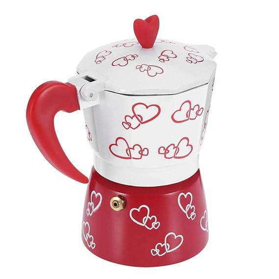 Image of Aluminum Durable Moka Pot| Portable Coffee Maker |Italian Espresso Coffee Machine or Percolator(Can Make 3 Cups)