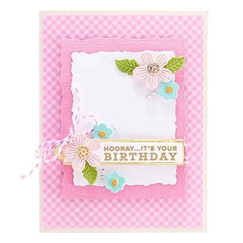 Spellbinders S4-202 Nestabilities Deckled Rectangles Large Etched/Wafer Thin Dies #TOP1