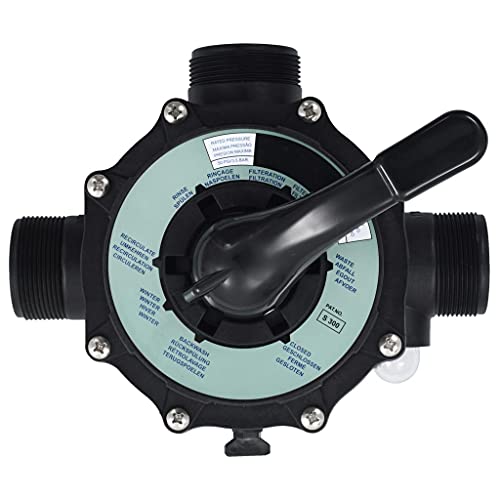 Válvula multiporta Tidyard para filtro de areia ABS 1,5