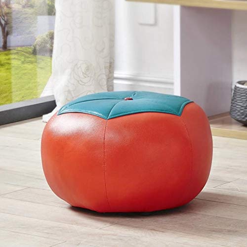 Round Stool Low Stool Children's Poufs Sofa Stool Coffee Table Footstool Floor Chair Makeup Stool Lounge Chair Children's Stool #TOP2